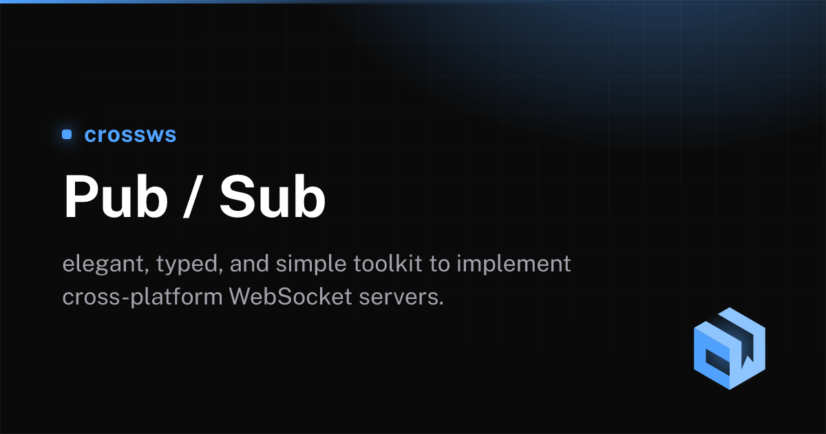 Sub Copy Pub / Sub - crossws